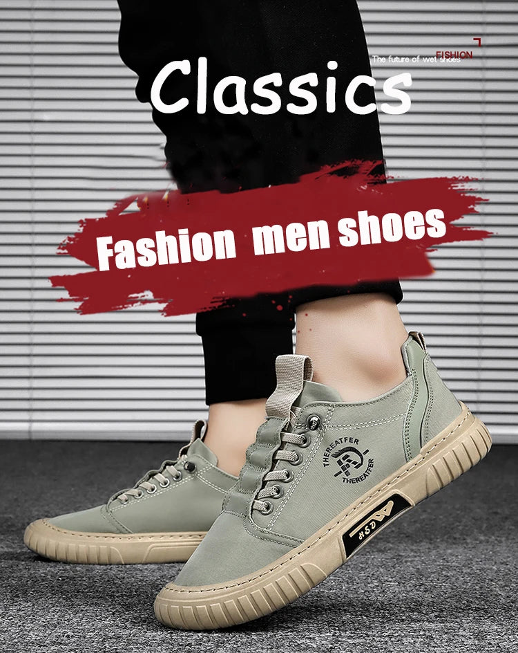 Men's Lace-Up Casual Shoes