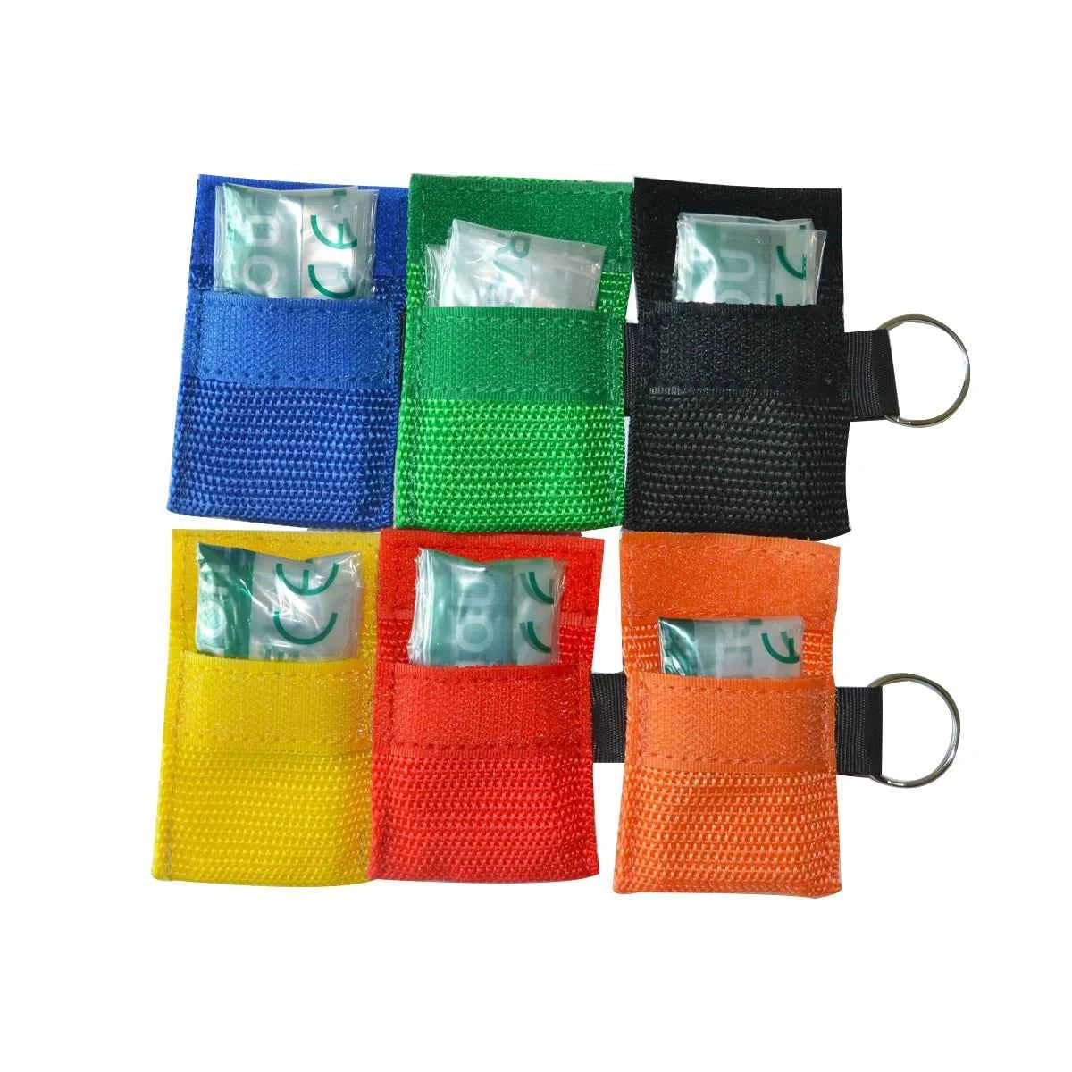 1-10pcs Professional First Aid CPR Breathing Mask Protect Rescuers Artificial Respiration Reuseable With One-way Valve Tools