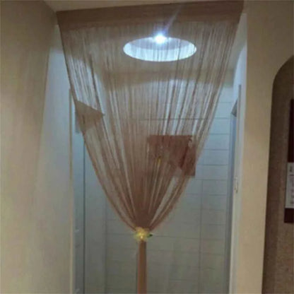 Fashion Festival Window Curtains Room Divider Net Tassel String Curtain Screen Panel Door Fly Screen Hanging Beaded Curtains
