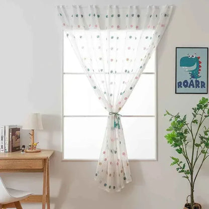 Punch-Free Window Curtains - Easy Install Sheer Drapes for Bedroom - Shello's Creative Boutique