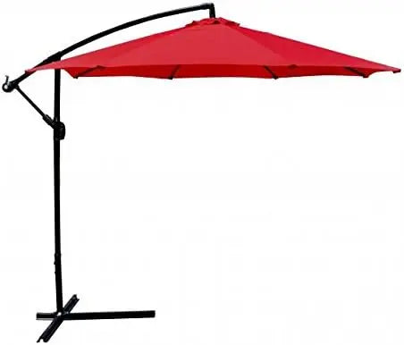 Large Patio Umbrella 3m – Waterproof Outdoor Garden & Restaurant Parasol with Iron Frame