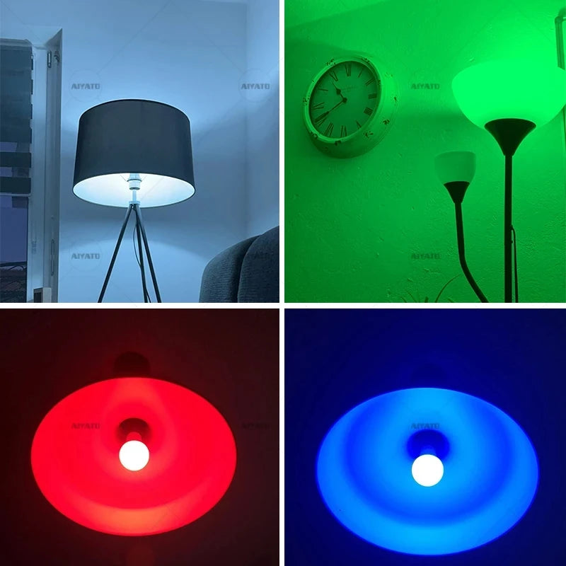 Smart LED Bulb - Tuya Bluetooth Dimmable 15W/18W RGBCW Colour Changing (E27/B22) - Shello's Creative Boutique