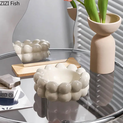 Electroplated Ceramic Ashtray – Decorative Smoking Accessory & Car Ash Tray