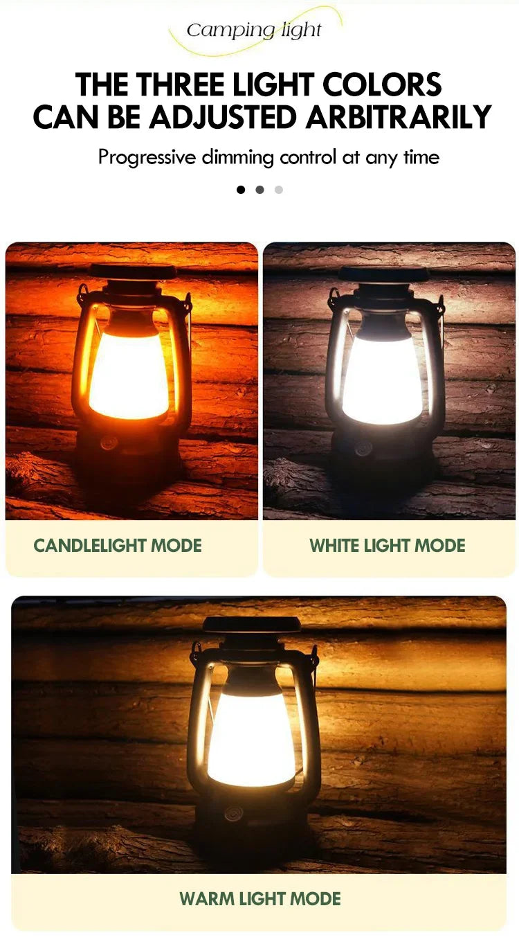 Retro Horse LED Desk Lamp - Rechargeable Atmosphere Light for Home & Camping - Shello's Creative Boutique
