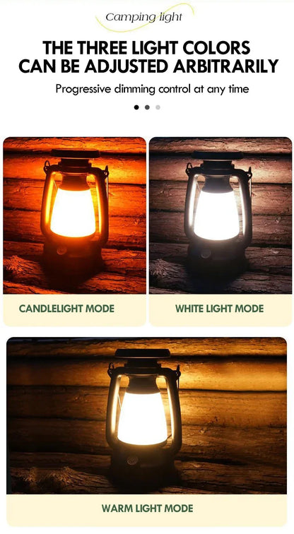 Retro Horse LED Desk Lamp - Rechargeable Atmosphere Light for Home & Camping - Shello's Creative Boutique