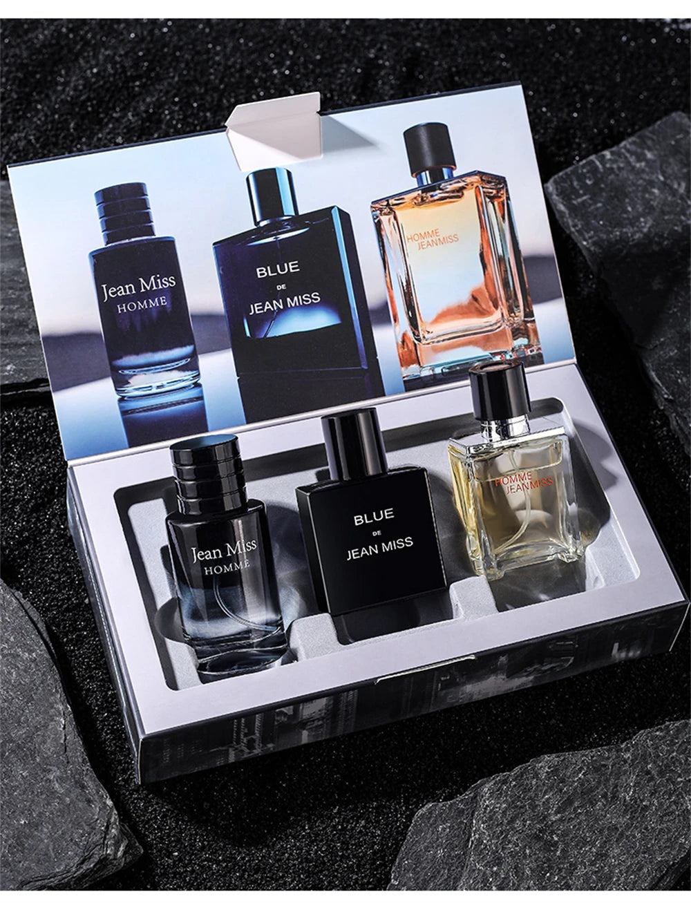 High Quality Men Perfume Hombre 90ml Gift Box 3pcs Set Colognes Scent Fascination Man Perfumes Masculinos Lasting Parfum Heren - Shello's Creative Boutique