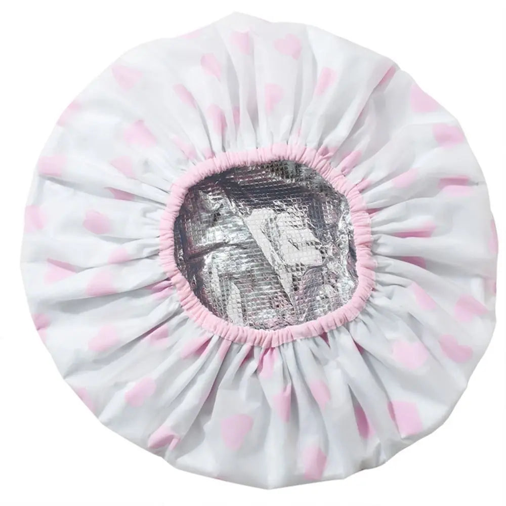 Self-Heating Steam Hair Mask Cap – Tin Foil Shower Cap for Deep Conditioning & Hair Treatment