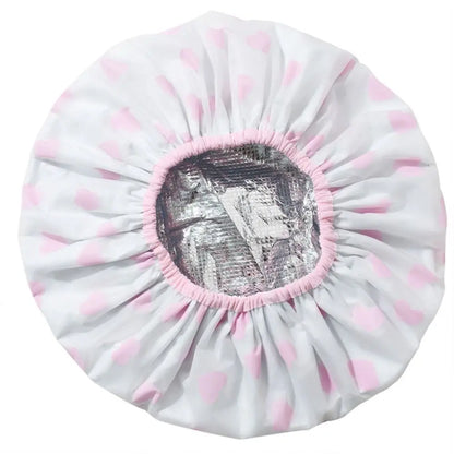 Self-Heating Steam Hair Mask Cap – Tin Foil Shower Cap for Deep Conditioning & Hair Treatment