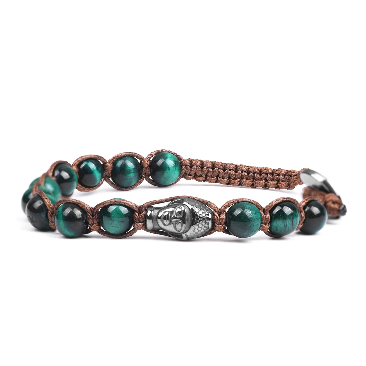 Bracelet Tibetan Buddhism Natural Stone 8mm Beads Red Sandalwood Rosary Healing Meditation Lucky Prayer Bracelet Men Women
