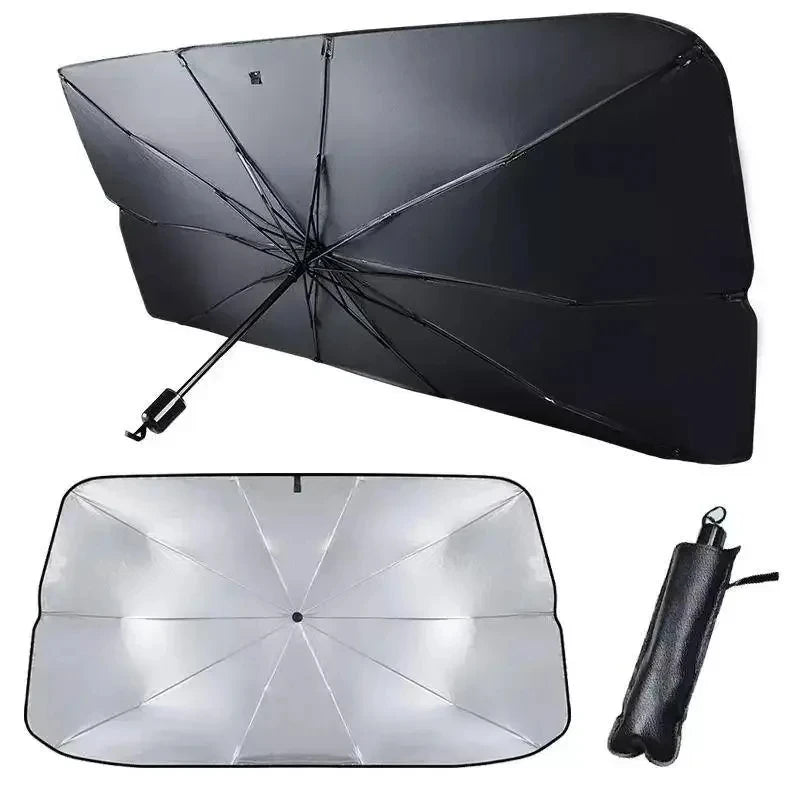 Foldable Car Windshield Sunshade Parasol – Heat Insulation Front Sun Shade for Summer