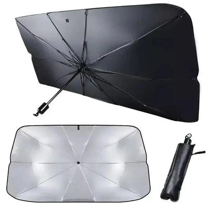 Foldable Car Windshield Sunshade Parasol – Heat Insulation Front Sun Shade for Summer