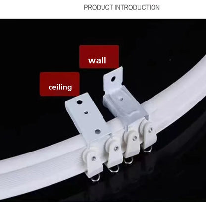 Flexible Bendable Curtain Track 2-6M - Curved Rail - Shello's Creative Boutique