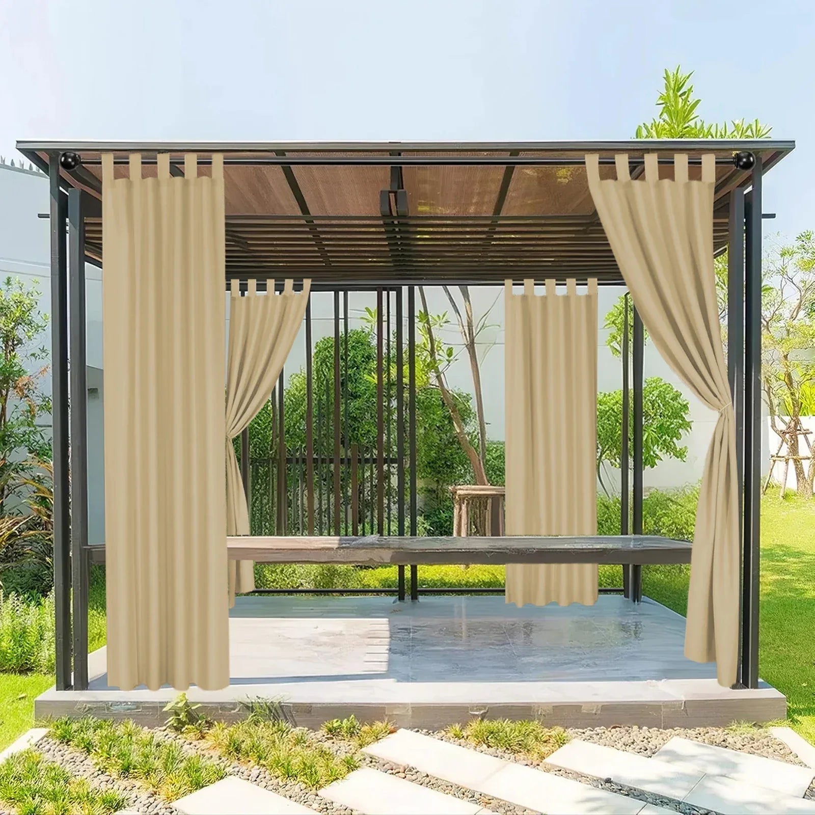 Outdoor Blackout Curtains – Waterproof Patio Drapes - Shello's Creative Boutique