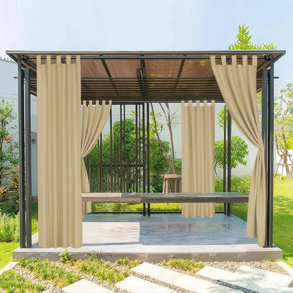 Outdoor Blackout Curtains – Waterproof Patio Drapes - Shello's Creative Boutique