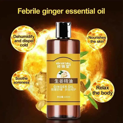 EELHOE Ginger Essential Oil – Hydrating Body & Face Cream for Massage & Relaxation (100ml) - Shello's Creative Boutique