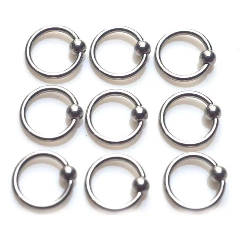 45/90-Piece Stainless Steel Body Piercing Jewellery Set