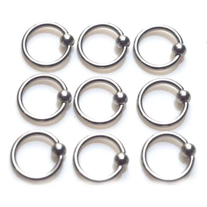 45/90-Piece Stainless Steel Body Piercing Jewellery Set