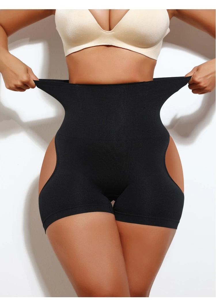 High Waist Shapewear Shorts - Butt Lifter Control Panty