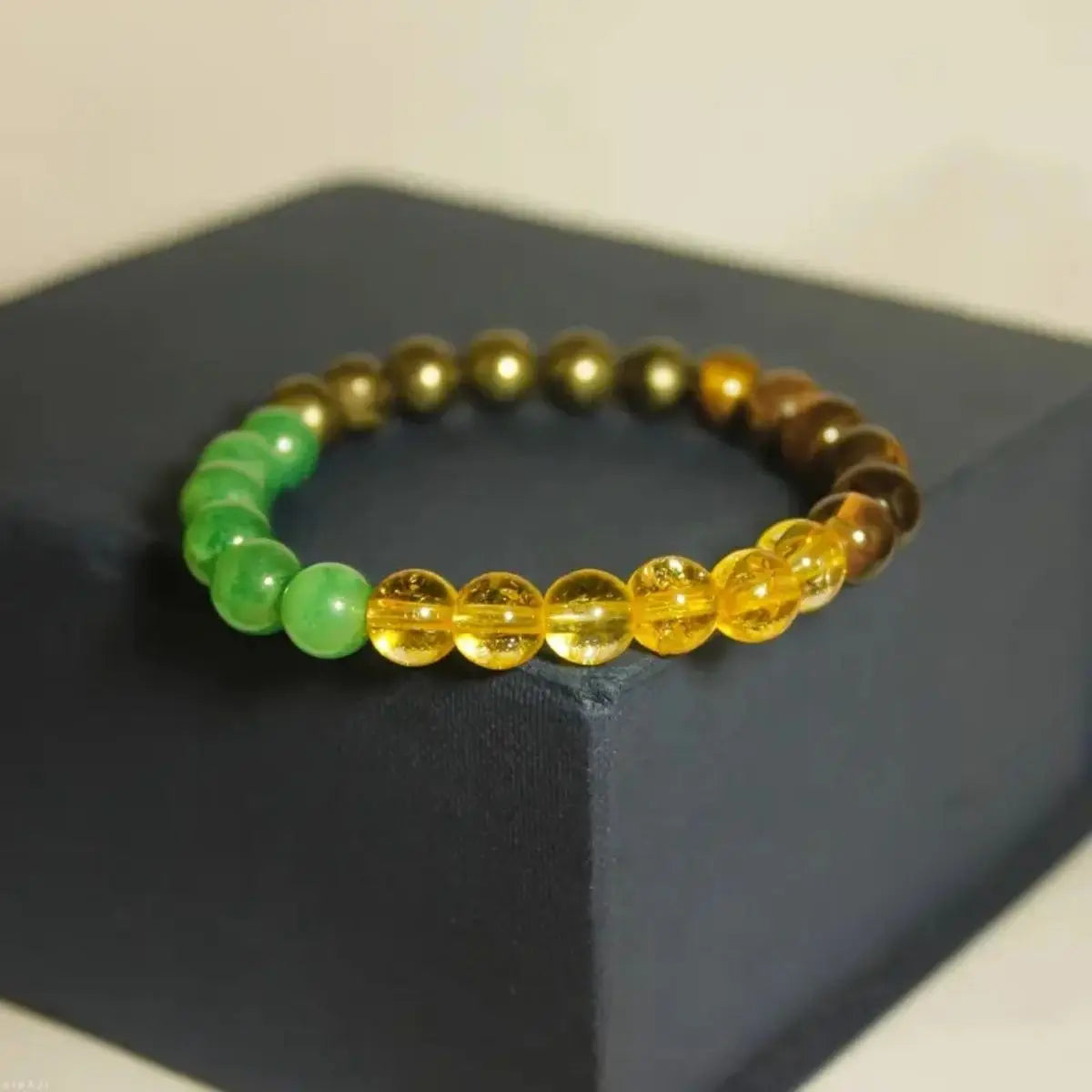 Natural Stone Beaded Bracelet with Gift Card – Meaningful Gift Set