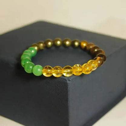 Natural Stone Beaded Bracelet with Gift Card – Meaningful Gift Set