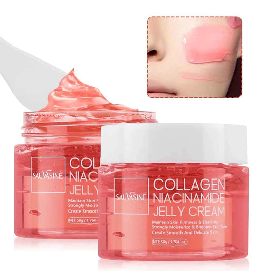 24h Glow & Lifted Collagen Jelly Cream Niacinamide And Hydrolyzed Collagen Strengthen The Skin Barrier And Moisturize The Skin