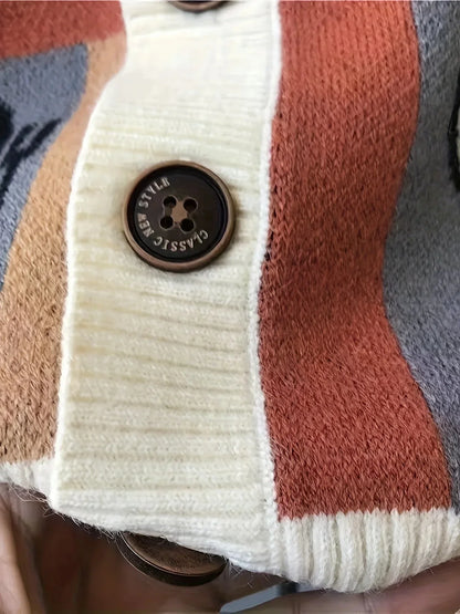 Boys’ Casual Knit Cardigan – All-Season Essential for Ages 1-12 - Shello's Creative Boutique