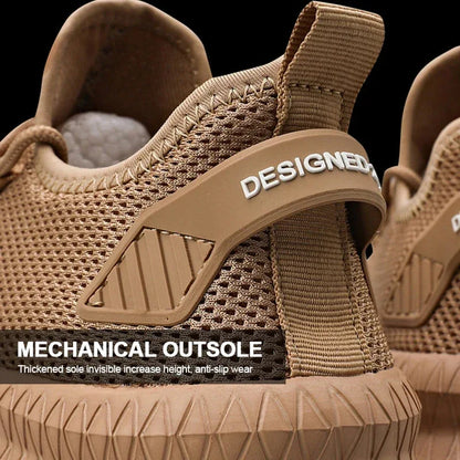 Non-Slip Breathable Trainers - Unisex Weave Knit Outdoor Sports Shoes for Running & Hiking - Shello's Creative Boutique