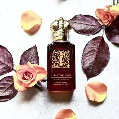 Clive Christian Amberwood Fresh Unisex Perfume 50ml – Long Lasting Elegant Fragrance with Jasmine Rose Sandalwood Amber Musk - Shello's Creative Boutique