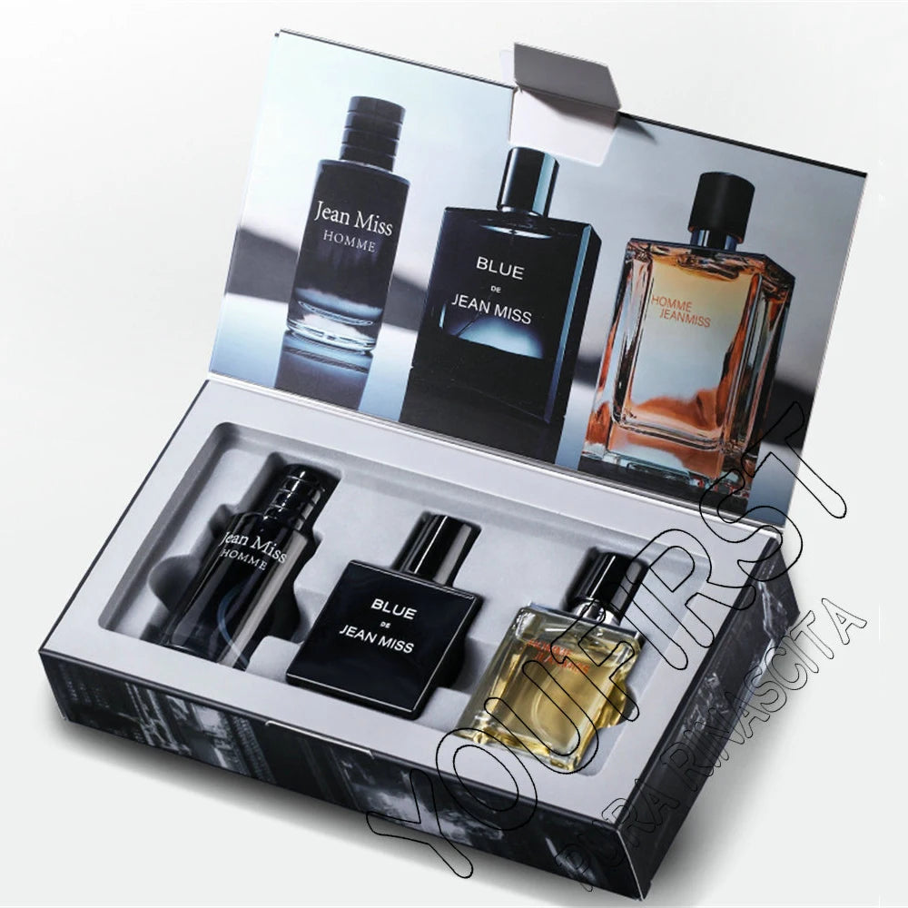High Quality Men Perfume Hombre 90ml Gift Box 3pcs Set Colognes Scent Fascination Man Perfumes Masculinos Lasting Parfum Heren - Shello's Creative Boutique