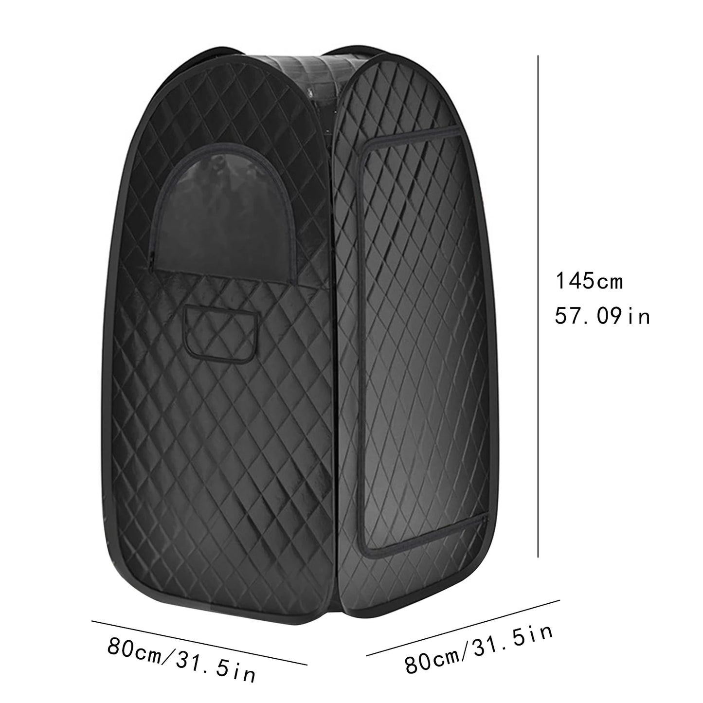 Portable Personal Steam Sauna Tent – Full Body Home Spa with Remote Control & Folding Chair