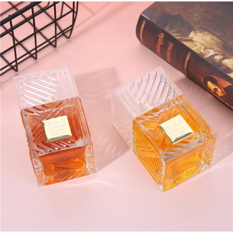 Khamrah عطر Perfume Eau De Toilette Gift Box 100ml Unisex Arabian Oud Scent Gourmand Fragrance Long Lasting Perfume For Unisex - Shello's Creative Boutique