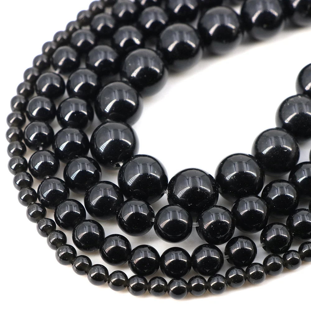 Natural Stone Beads for Jewellery Making – Blue Tiger Eye, Amethyst & Rose Quartz | 4/6/8/10mm