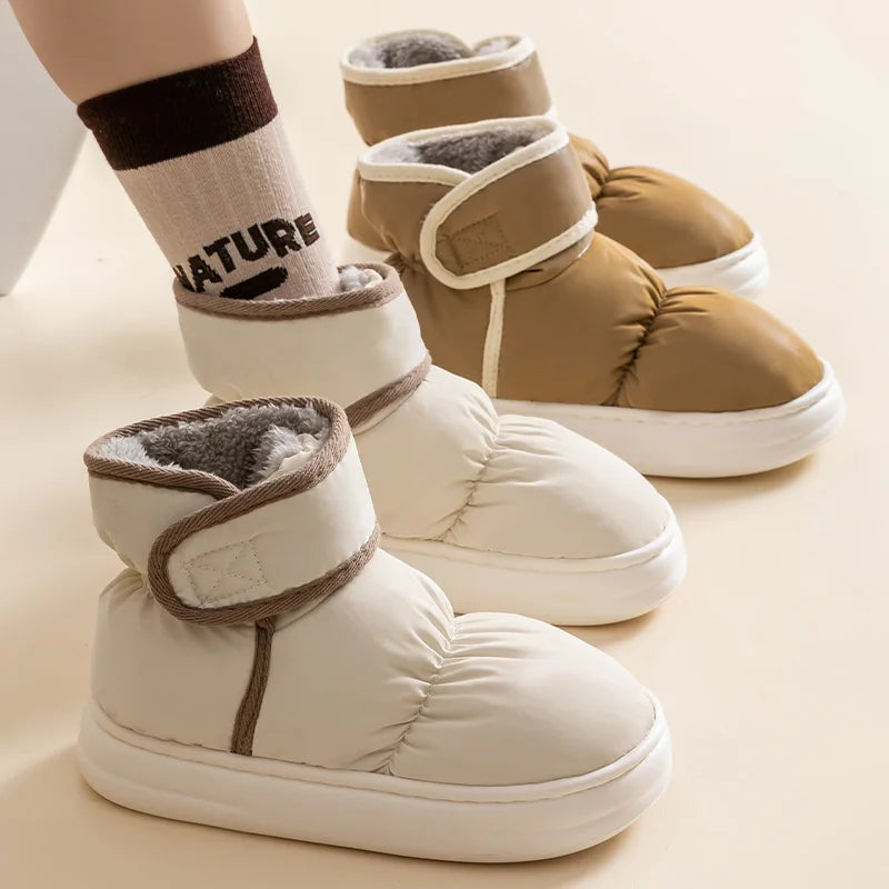Unisex Winter Snow Boots - Waterproof Plush Anti-Slip Cotton Boots - Shello's Creative Boutique