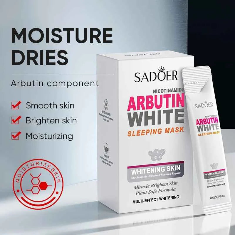 20pcs/box SADOER Sleeping Facial Masks Face Moisturizing Hydrating Anti-aging Whitening Anti Wrinkles Face Mask Facial Skin Care