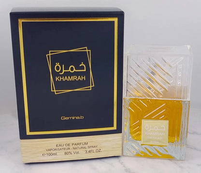 Khamrah عطر Perfume Eau De Toilette Gift Box 100ml Unisex Arabian Oud Scent Gourmand Fragrance Long Lasting Perfume For Unisex - Shello's Creative Boutique