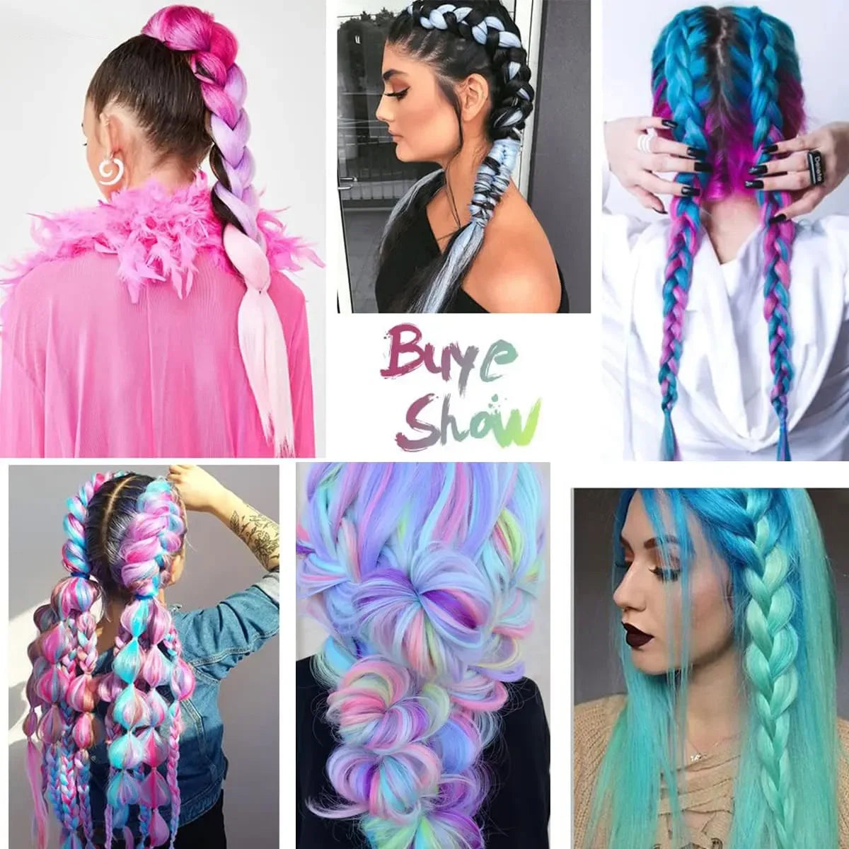 Jumbo Braiding Hair - Pre-Stretched Red White Blue Patriotic Twist Braids - Shello's Creative Boutique