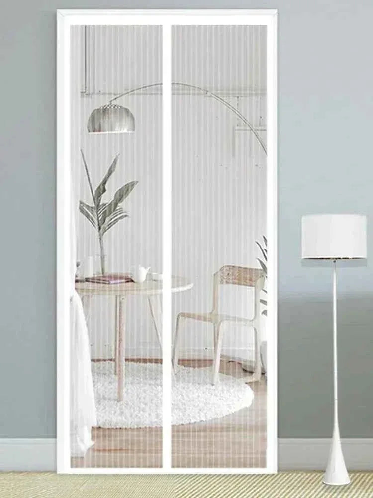 Magnetic Door Curtain - Auto-Close Anti-Mosquito Screen with No Drilling Installation (100x210cm) - Shello's Creative Boutique