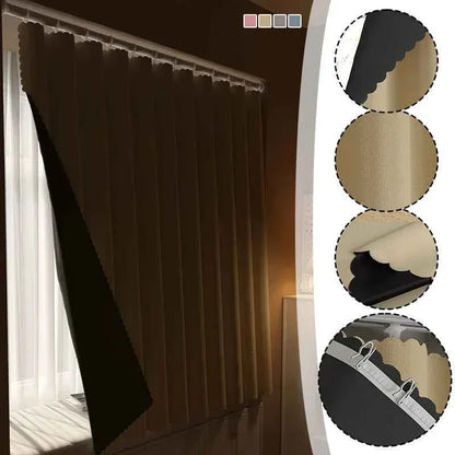High Shading Blackout Curtains - Bedroom & Living Room Privacy Drapes with Hooks - Shello's Creative Boutique