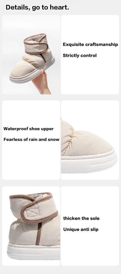 Unisex Winter Snow Boots - Waterproof Plush Anti-Slip Cotton Boots - Shello's Creative Boutique