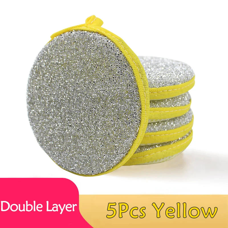 Double-Sided Dishwashing Sponges - Eco-Friendly Kitchen Cleaning