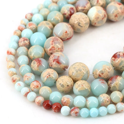 Natural Stone Beads for Jewellery Making – Blue Tiger Eye, Amethyst & Rose Quartz | 4/6/8/10mm