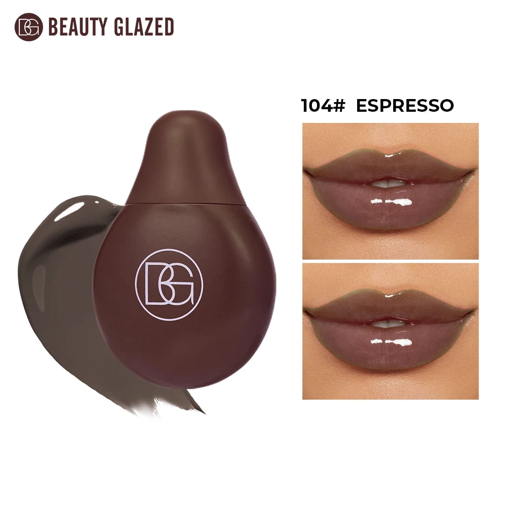 BEAUTY GLAZED 4Color Lipgloss Lip Oil Teens Moisturizing Lipstick Lip Balm High Shine And Lip Gloss Long-Lasting Dry Lip Care - Shello's Creative Boutique