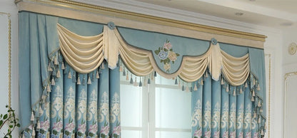 European High-End Luxury Blackout Curtains - Modern Minimalist Drapes for Living Room & Bedroom - Shello's Creative Boutique