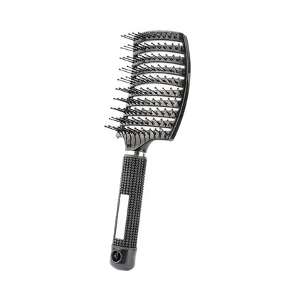 Detangling Hair Brush - Bristle & Nylon Scalp Massage Comb for Wet Curly Hair