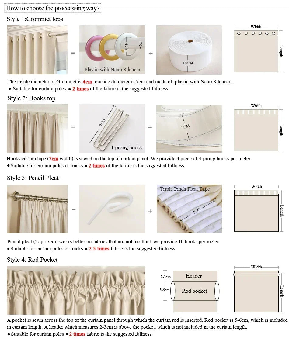 Modern High-End Curtains - Thickened High-Precision Blackout Drapes for Living Room & Bedroom - Shello's Creative Boutique