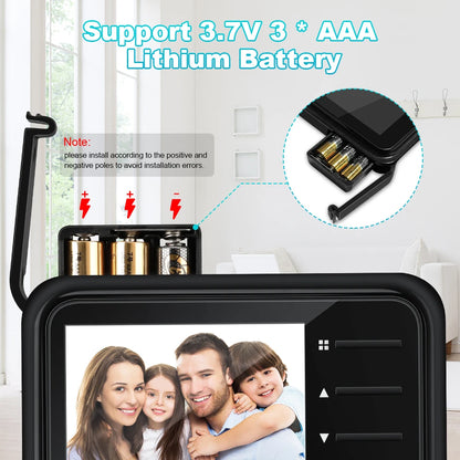 2.4 Inch LCD Door Peephole Camera with IR Night Vision & Video Recording