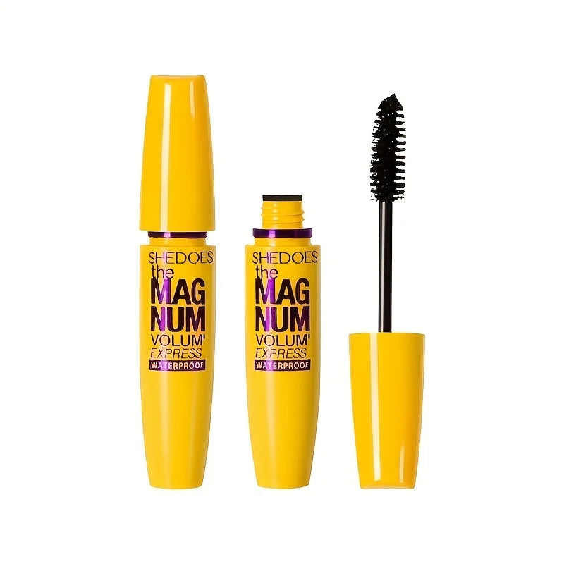 4D Black Mascara Thickening, Lengthening, Curling, Waterproof Liquid Fiber Mascara - Shello's Creative Boutique