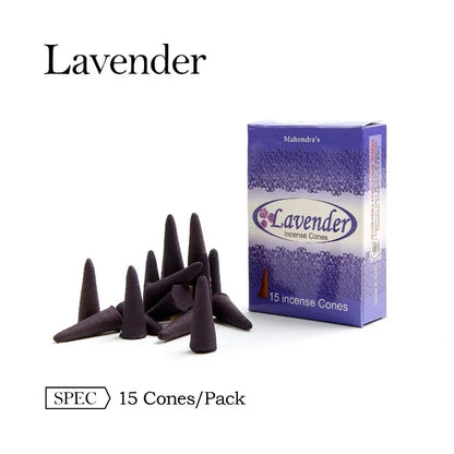 Sandalwood Tower Incense Cones - 15 Handmade Natural Cones