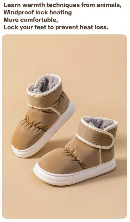 Unisex Winter Snow Boots - Waterproof Plush Anti-Slip Cotton Boots - Shello's Creative Boutique