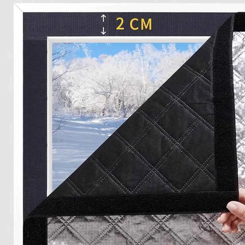 Curtains for winter warmth and windproof, fully sealed, window insulation film, insulated curtains, door curtains, cold proof